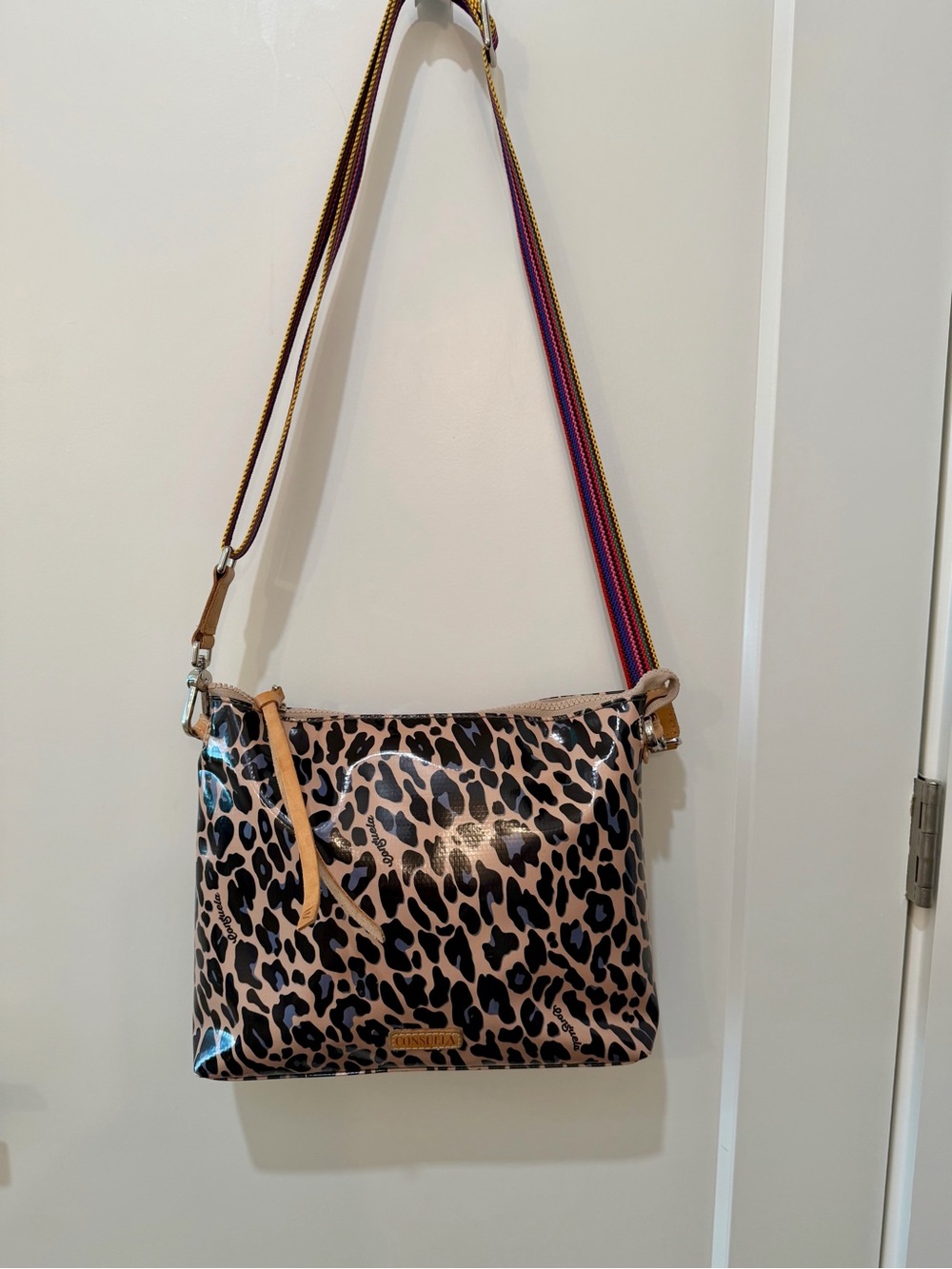 Consuela Leopard Crossbody